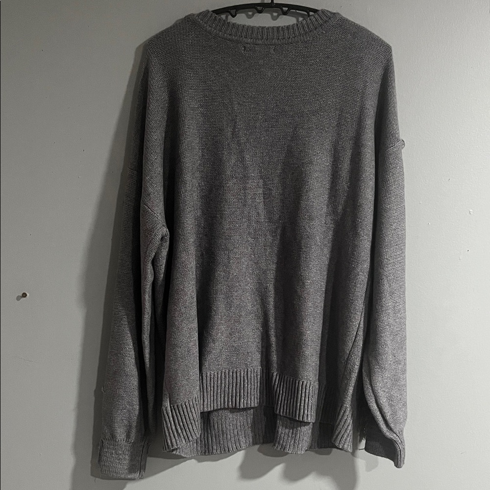 Maurices Gray Cable Knit Sweater Large - Picture 7 of 7